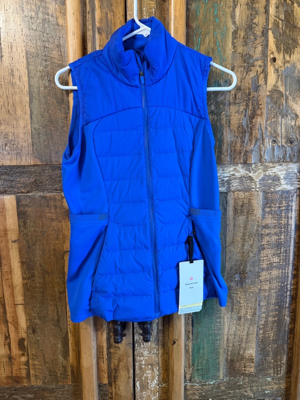 lululemon athletica Royal Blue Quilted Sleeveless Vest
